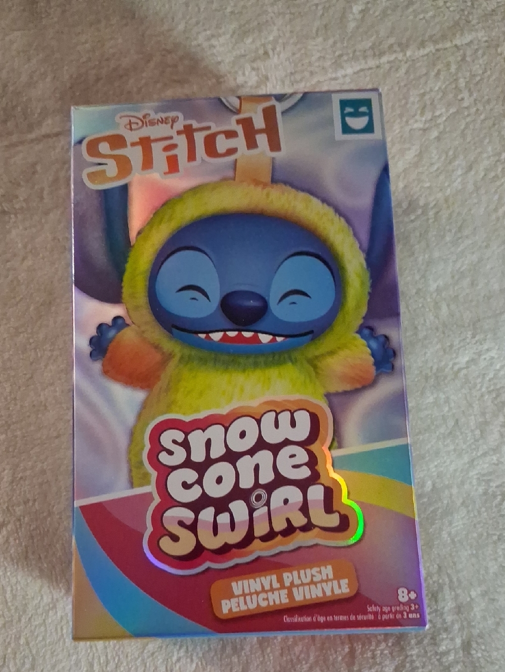 Disney Stitch Snow Cone Swirl Plush - Blue, Yellow & Orange